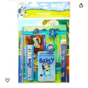 Bluey Back-to-School 11 Piece Set NWT